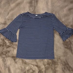 XS Old Navy pretty, striped shirt, soft and flowy